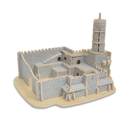 Quebra  Cabeça 3D - Cidadela (Torre) de Davi